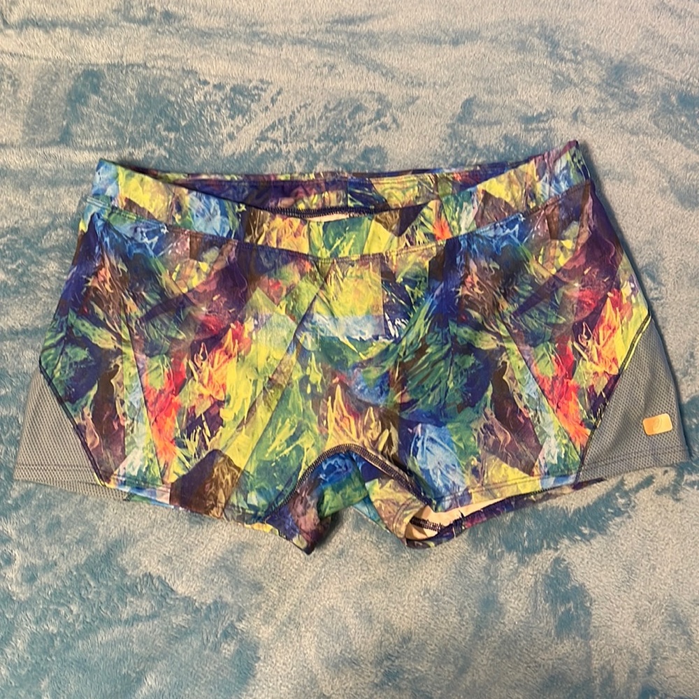 Colorful Large ASICS Workout/Athletic Shorts
